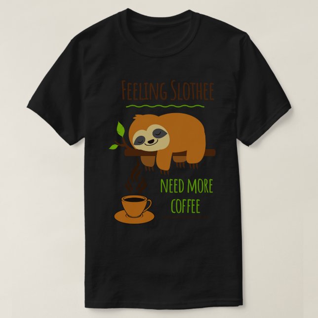 Camiseta Humor de café espumoso que siente la necesidad de  (Diseño del anverso)
