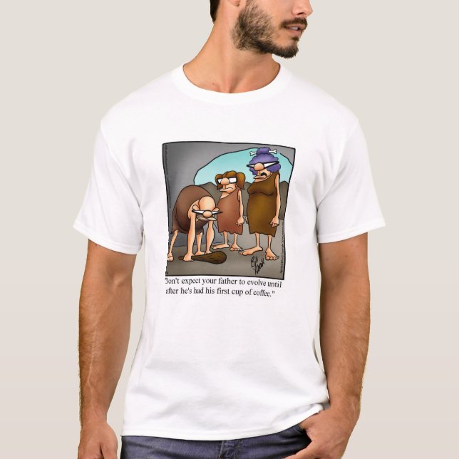Camiseta Humor De Café Gracioso Tee Shirt Para Papá (Anverso)
