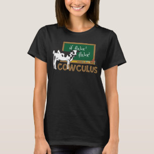 Camiseta Humor de Cálculo Cowculus Chiste de Cálculo Matemá
