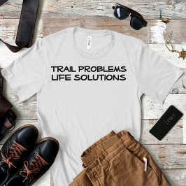 Camiseta Humor de camping de senderismo negro
