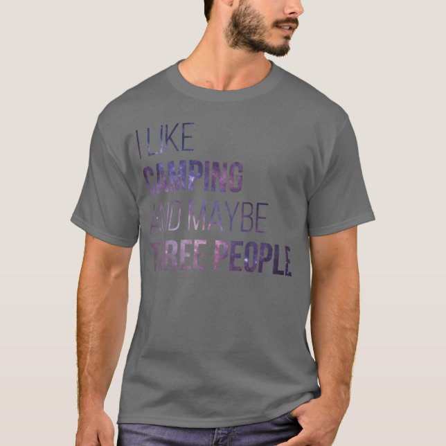Camiseta Humor de camping familiar (Anverso)