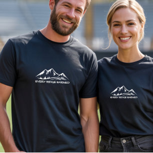 Camiseta Humor de camping senderismo blanco