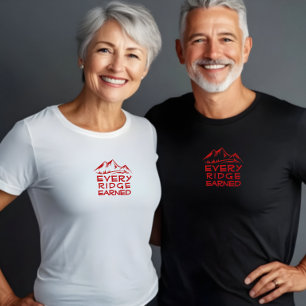 Camiseta Humor de camping senderismo blanco