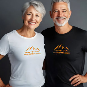 Camiseta Humor de camping senderismo blanco