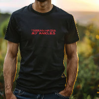 Humor de camping senderismo trekking rojo negro