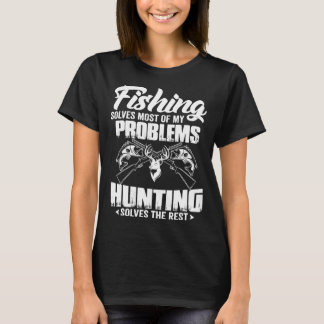 Camiseta Humor de caza de pescadores cazadores pescadores c