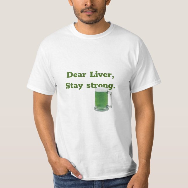 Camiseta Humor de cerveza en el Día de San Patricio (Anverso)