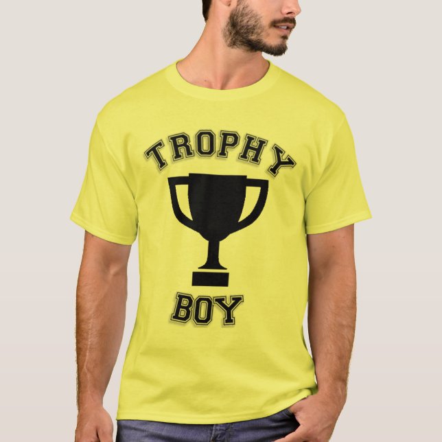 CAMISETA HUMOR DE CHICO TROFEO (Anverso)
