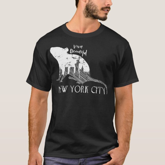 Camiseta Humor de Chiste divertido en la ciudad de Nueva Yo (Anverso)