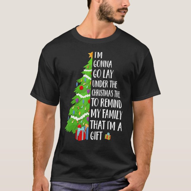 Camiseta Humor de Chiste presente en la familia Chirstmas h (Anverso)