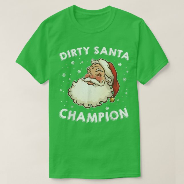 Camiseta Humor de Chiste sórdido de Santa Champion Ch (Diseño del anverso)