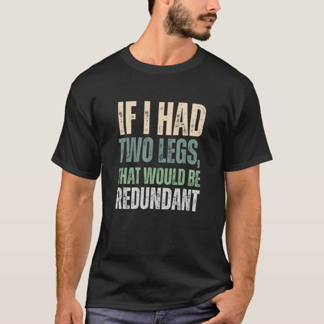 Camiseta Humor de cirugía de amputación (Anverso)