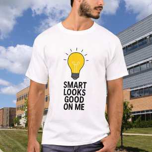 Camiseta Humor de cita de bombilla ligera