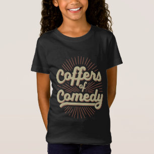 Camiseta Humor de cobardes de negro comediante