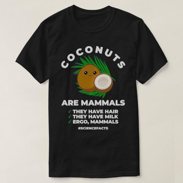 Camiseta Humor de coco inspirado Coco Mammal relacionado co (Diseño del anverso)