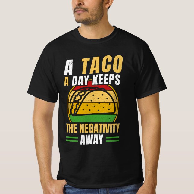 Camiseta Humor de comida mexicana - Taco lindo diciendo (Anverso)