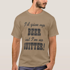 Camiseta Humor de consumición de la cerveza divertida