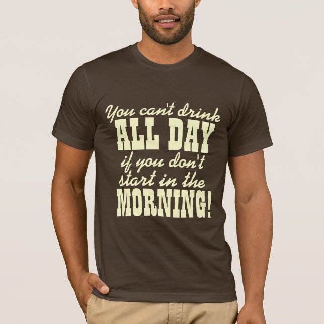 Camiseta Humor de consumición de la cerveza divertida (Anverso)