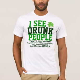 Camiseta Humor de consumición del día de St Patrick