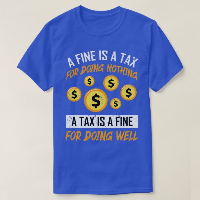Camiseta Humor de contabilidad tributaria CPA Asesor de imp (Diseño del anverso)