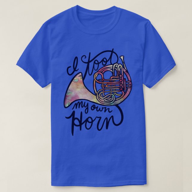 Camiseta Humor de cuerno francés (Diseño del anverso)
