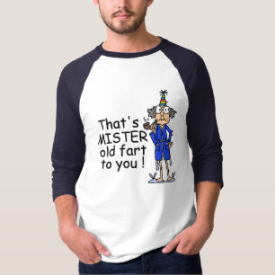 Camiseta Humor de cumpleaños de Mister Old Fart