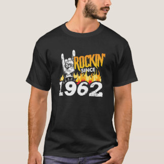 Camiseta Humor De Cumpleaños Guay Rockin’ Desde 1962 60º Na