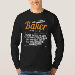 Camiseta Humor de definición moderna de Baker Baking Chef C