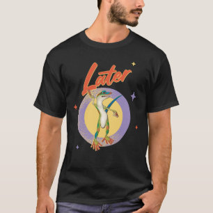 Camiseta Humor de Día Perezoso Gecko Retro