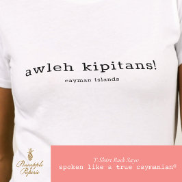 Camiseta Humor de dialecto Caimán Awleh Kipitans personaliz