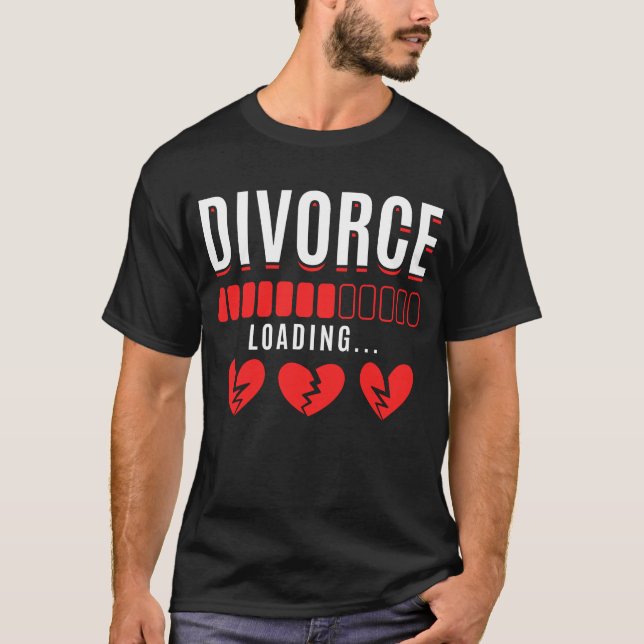 Camiseta Humor de divorcio: esposa divorciada divertida (Anverso)