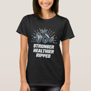 Camiseta Humor de entrenamiento más saludable Gimnasio