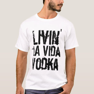 Camiseta humor de fiesta de vodka