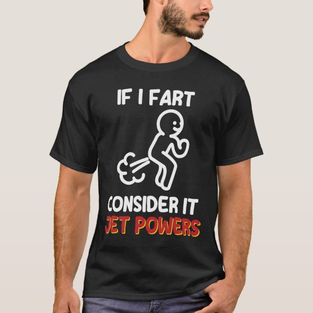 Camiseta Humor de gases de Chiste artístico considerarlo po (Anverso)