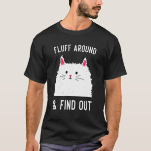 Camiseta Humor de Gato Descubre y Rodéate de Pelusa
