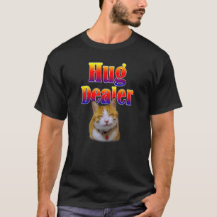 Camiseta Humor de gato, distribuidor de abrazos, gatito lin