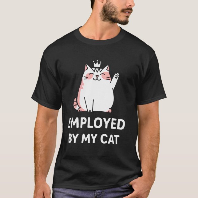 Camiseta Humor de gato lindo (Anverso)