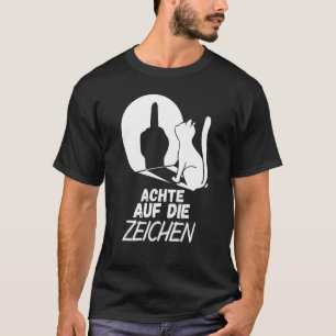 Camiseta Humor de gato - Presta atención a las señales - sa