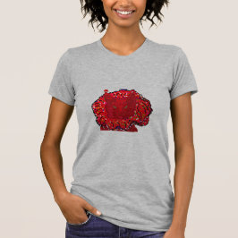 Camiseta Humor de Gato Rojo