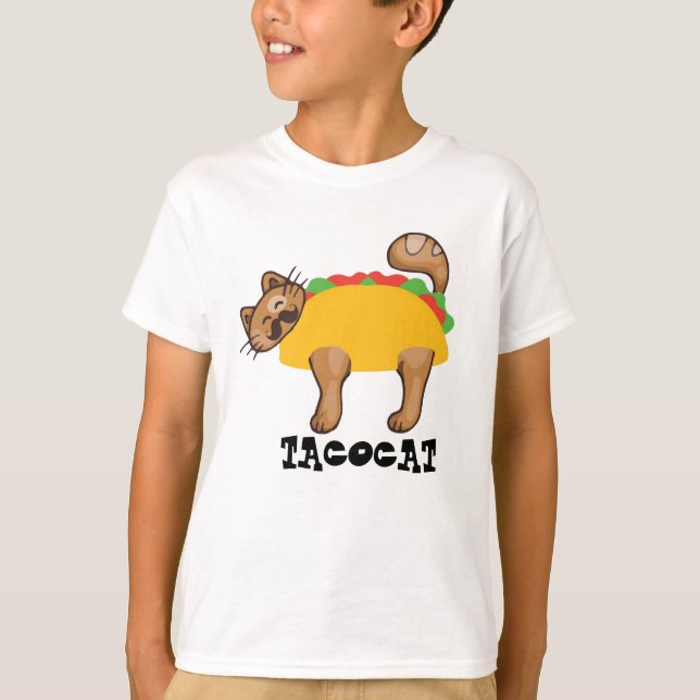 Camiseta Humor de gato taco Unisex camiseta, gráfico de col (Anverso)
