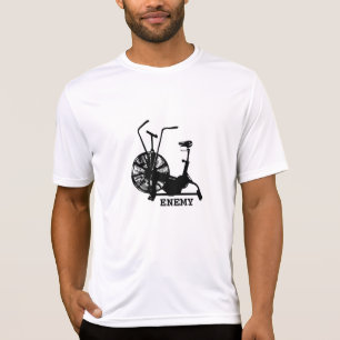 Camiseta Humor de gimnasio blanco negro entrenamiento diver