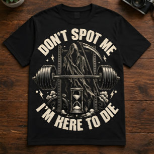 Camiseta Humor de gimnasio "No me ayudes" levantadores de p