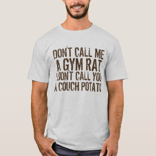 Camiseta Humor de gimnasio Rata de gimnasio divertida Entre