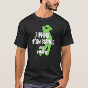 Camiseta Humor de golf - Quemadores de gusanos -