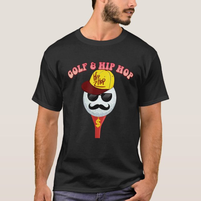 Camiseta Humor de Golf y Hip Hop (Anverso)