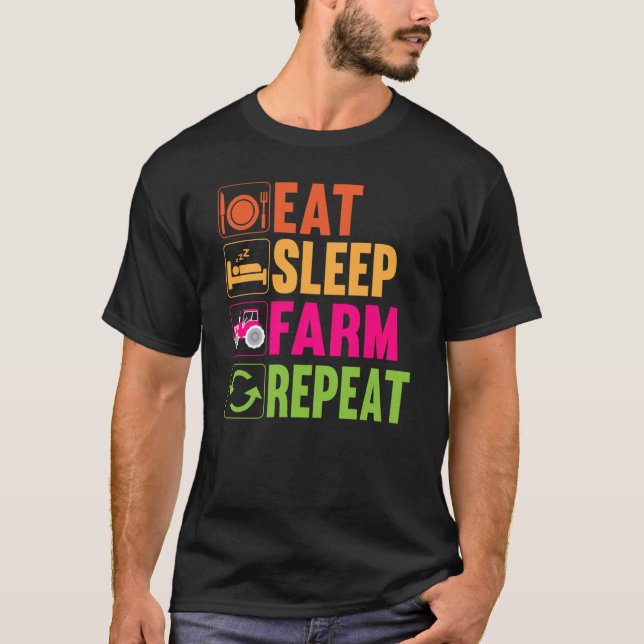 Camiseta Humor de granja agrícola de granjeros de agriculto (Anverso)