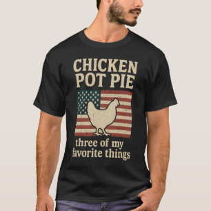 Camiseta Humor de granja Pollo Pastel de pollo gráfico