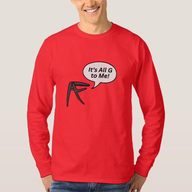 Camiseta Humor de Guitarra (Anverso)