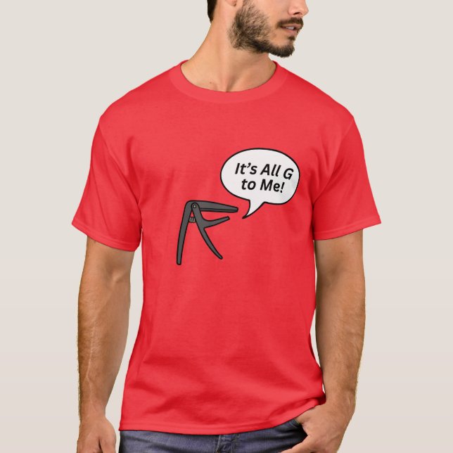 Camiseta Humor de guitarra (Anverso)