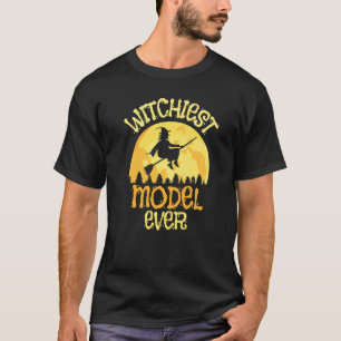 Camiseta Humor de Halloween de Brujas Modelo